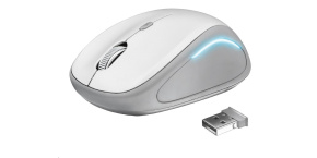 TRUST myš Yvi FX Wireless Mouse - white