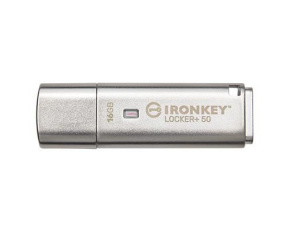 Kingston Flash Disk IronKey 16GB IKLP50 Locker+ 50 AES USB, w/256bit Encryption