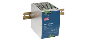 Planet PWR-480-48, Mean Well průmyslový zdroj na DIN lištu, nastavitelný 48-56V DC, 480W