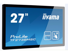 Iiyama dotykový monitor ProLite TF2738MSC-B2, 68,6 cm (27''), Projected Capacitive, 10 TP, Full HD, black