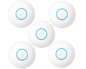 UBNT UniFi AP nanoHD, 5-PACK, bez PoE! [vnitřní AP, 2.4+5GHz (300Mbps+1733Mbps), MU-MIMO, 802.11a/b/g/n]