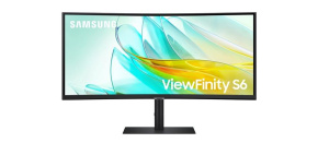SAMSUNG MT LED LCD Monitor 34" Samsung ViewFinity S65UC  - prohnutý,VA,3440x1440,5ms,100Hz,HDMI,DisplayPort,USB3