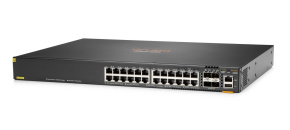 HPE Aruba Networking CX 6300F 24-port 1GbE Class 4 PoE and 4-port SFP56 Switch JL666AR RENEW