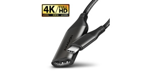 AXAGON RVC-HI2M, USB-C -> HDMI 2.0a redukce / adaptér, 4K/60Hz HDR10