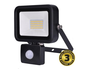 Solight LED reflektor PRO se senzorem, 30W, 2550lm, 5000K, IP44