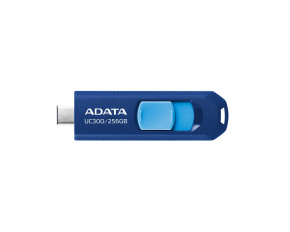 ADATA Flash Disk 256GB UC300, USB-C 3.2, modrá