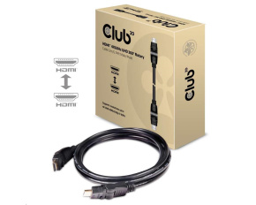 Club3D Kabel HDMI 2.0 4K60Hz UHD, 360 otočné konektory (M/M), 2m