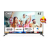 CHiQ U43G7LX TV 43", UHD, smart, Android, Dolby Vision, Frameless