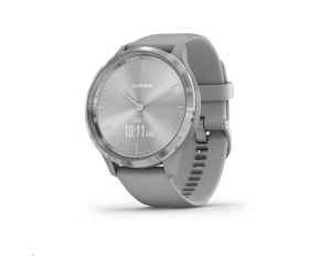 Garmin monitorovací náramek a hodinky vivomove3 Sport, Silver/Gray Band