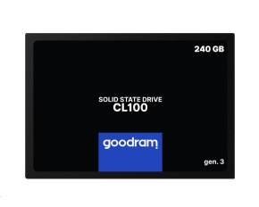 GOODRAM SSD CL100 Gen.3 240GB SATA III 7mm, 2,5" (R: 520MB/s; W 400MB/s)