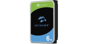 SEAGATE HDD 6TB SKYHAWK (SURVEILLANCE), 3.5", SATAIII, 5400 RPM, Cache 256MB, CMR