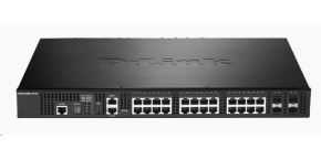 D-Link DXS-3400-24TC 24-port 10Gigabit Stackable Managed Switch, 20x 10GbE RJ45, 4x 10GbE RJ45/SFP+ combo