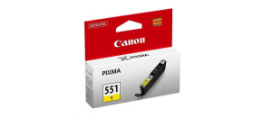 Canon CARTRIDGE CLI-551Y žlutá pro Pixma iP, Pixma iX, Pixma MG a Pixma MX 6850, 725x, 925, 8750 (300 str.)