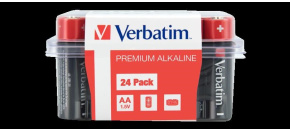 VERBATIM Alkalická Baterie AA 24 Pack / LR6