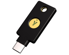 Security Key C NFC - USB-C, podporující vícefaktorovou autentizaci (NFC), podpora FIDO2 U2F, voděodolný