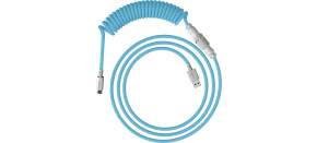 HyperX USB-C Coiled Cable Light Blue-White - Příslušenství ke klávesnici