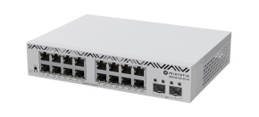MikroTik CSS318-16G-2S+IN 18-portový switch (16x GB Eth, 2x SFP+)