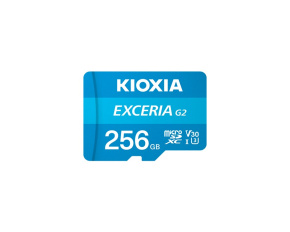 KIOXIA microSD Karta EXCERIA G2 256GB, UHS-I U3 V30, s Adaptérem