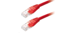 XtendLan patch kabel Cat5E, UTP - 1m, červený (prodej po 10 ks)