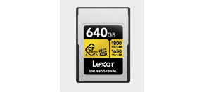 Lexar CFexpress 4.0 Pro Gold, VPG400, R1800/W1650 (Type A) 640GB