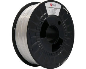 C-TECH Tisková struna (filament) PREMIUM LINE, Silk PLA, dopravní bílá, RAL9003, 1,75mm, 1kg