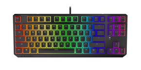 Endorfy herní klávesnice Thock TKL Pudd.Khail BL RGB /USB/ blue sw. / drátová / mechanická / US layout / černá RGB