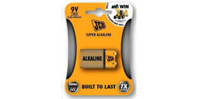 JCB SUPER alkalická baterie 6LR61/9V, blistr 1 ks