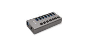 i-tec USB 3.0 nabíjecí HUB 7port + Power Adapter 36 W