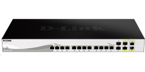 D-Link DXS-1210-16TC 16-port 10Gigabit Smart Managed Switch, 12x 10GbE RJ45, 2x 10GbE SFP+, 2x 10GbE RJ45/SFP+ combo