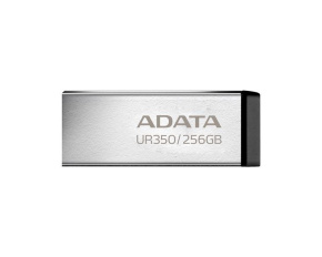 ADATA Flash Disk 256GB UR350, USB 3.2, stříbrno-černá