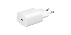 Samsung cestovní nabíječka EP-TA800EWE, PD, Fast charging, USB-C, 25 W, bílá, (bulk)