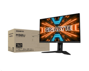 GIGABYTE LCD - 31.5" Gaming monitor M32U, SS IPS, 3840 x 2160 UHD, 144Hz, 1000:1, 350cd/m2, 1ms, 2xHDMI, 1xDP