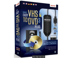 Roxio Easy VHS to DVD 3 Plus BOX - jazyk EN/FR/DE/ES/IT/NL