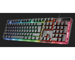 TRUST herní klávesnice GXT 835 Azor Illuminated Gaming Keyboard CZ/SK