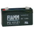 Baterie - Fiamm FG10121 (6V/1,2Ah - Faston 187), životnost 5let