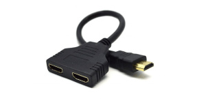 GEMBIRD Dat přepínač  HDMI splitter, pasivní, kabel, 2 cesty