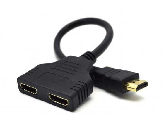 GEMBIRD Dat přepínač  HDMI splitter, pasivní, kabel, 2 cesty