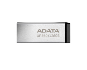 ADATA Flash Disk 128GB UR350, USB 3.2 Dash Drive, kov černá