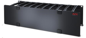 APC 3U Horizontal Cable Manager, 6" Fingers top and bottom