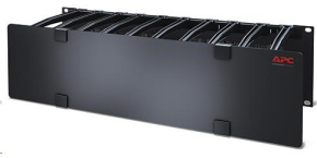 APC 3U Horizontal Cable Manager, 6" Fingers top and bottom