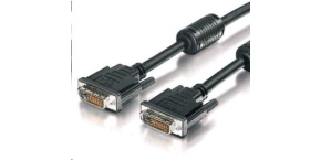 PREMIUMCORD Kabel DVI - DVI propojovací 5m (DVI-D, M/M, dual link)