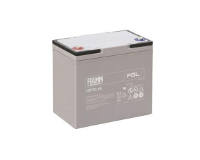 Baterie - Fiamm 12 FGL55 (12V/55Ah - M6) životnost 10let