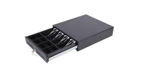 Capture High quality cash drawers - 410mm Black (with Manual Button)