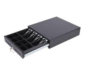 Capture High quality cash drawers - 410mm Black (with Manual Button)