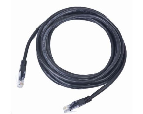 GEMBIRD kabel patchcord Cat5e UTP 0,5m, černý