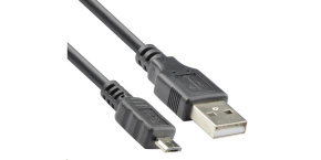 PREMIUMCORD Kabel micro USB 2.0, A-B 1,5m kabel navržený pro rychlé nabíjení