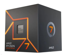 CPU AMD RYZEN 7 7700, 8-core, 3.8GHz, 40MB cache, 65W, socket AM5, BOX