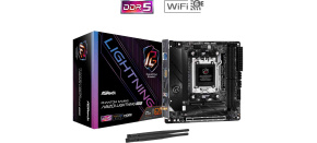 ASRock MB Sc AM5 A620I LIGHTNING WIFI, AMD A620, 2xDDR5, 1xHDMI, Mini-ITX