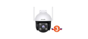 Tenda RH3-WCA - bezdrátová venkovní otočná FullHD IP kamera, RJ45, noční IR+LED, zvuk