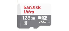 Sandisk MicroSDXC karta 128GB Ultra (R:100/W:100 MB/s, UHS-I, C10)
